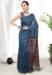 Picture of Exquisite Linen Dark Slate Blue Saree