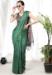 Picture of Good Looking Linen Dark Sea Green Saree