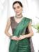 Picture of Good Looking Linen Dark Sea Green Saree