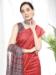 Picture of Exquisite Linen Indian Red Saree