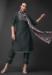 Picture of Cotton Dark Slate Grey Readymade Salwar Kameez