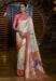 Picture of Pretty Silk Silver Saree