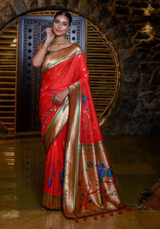 Picture of Ravishing Silk Chocolate Saree