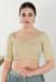 Picture of Pretty Chiffon Tan Designer Blouse