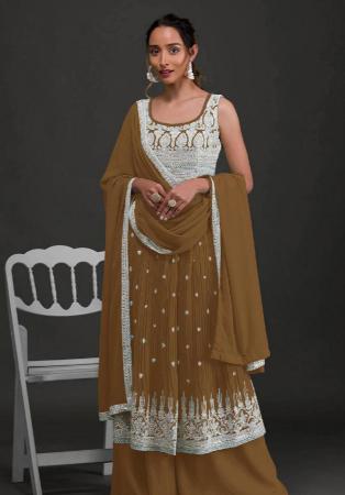 Picture of Bewitching Georgette Sienna Straight Cut Salwar Kameez