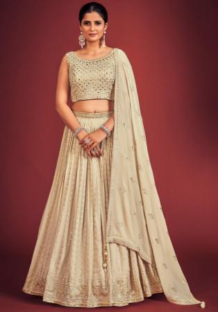 Picture of Admirable Georgette Tan Lehenga Choli