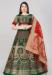 Picture of Fascinating Silk Forest Green Lehenga Choli