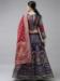 Picture of Beautiful Silk Navy Blue Lehenga Choli