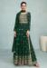 Picture of Georgette Forest Green Anarkali Salwar Kameez