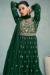 Picture of Georgette Forest Green Anarkali Salwar Kameez