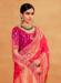 Picture of Beauteous Silk Dark Salmon Saree