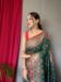 Picture of Beauteous Silk Sea Green Saree