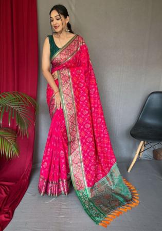 Picture of Taking Silk Deep Pink Saree