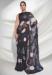 Picture of Fascinating Georgette Black Saree