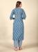 Picture of Resplendent Cotton Steel Blue Kurtis & Tunic