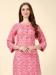 Picture of Lovely Cotton Dark Salmon Kurtis & Tunic