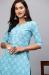 Picture of Excellent Cotton Pale Turquoise Kurtis & Tunic