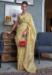 Picture of Stunning Linen Burly Wood Saree