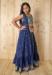 Picture of Superb Chiffon Dark Slate Blue Kids Lehenga Choli