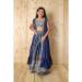 Picture of Superb Chiffon Dark Slate Blue Kids Lehenga Choli