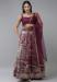 Picture of Good Looking Silk Saddle Brown Lehenga Choli