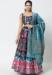 Picture of Ideal Silk Dark Slate Blue Lehenga Choli