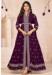 Picture of Georgette Purple & Indigo Anarkali Salwar Kameez