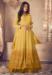 Picture of Enticing Georgette Yellow Anarkali Salwar Kameez