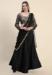 Picture of Graceful Satin Black Lehenga Choli