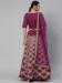 Picture of Ideal Satin Medium Purple Lehenga Choli