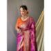 Picture of Radiant Silk Purple Saree