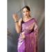 Picture of Elegant Silk Magenta Saree