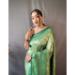 Picture of Pleasing Silk Dark Khaki Saree