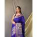 Picture of Shapely Georgette Navy Blue Saree