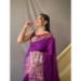 Picture of Excellent Georgette Purple Saree