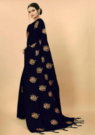 Picture of Charming Silk Black Saree