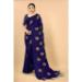 Picture of Splendid Silk Midnight Blue Saree