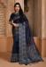 Picture of Pretty Silk Indigo Saree