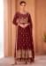 Picture of Exquisite Georgette Maroon Straight Cut Salwar Kameez