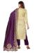 Picture of Silk Pale Golden Rod Straight Cut Salwar Kameez