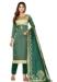 Picture of Silk Dark Sea Green Straight Cut Salwar Kameez