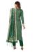 Picture of Silk Dark Sea Green Straight Cut Salwar Kameez