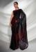 Picture of Splendid Georgette Black Saree