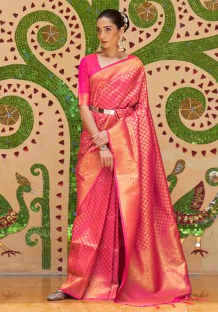 Picture of Radiant Silk Deep Pink Saree