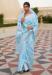 Picture of Nice Linen Light Blue Saree