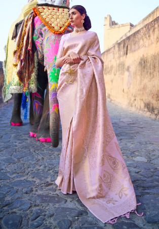 Picture of Nice Silk Rosy Brown Saree