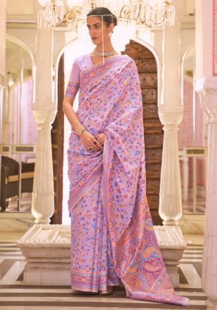 Picture of Fine Silk Dark Salmon Saree