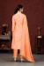 Picture of Marvelous Cotton Orange Straight Cut Salwar Kameez