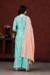 Picture of Cotton Light Steel Blue Straight Cut Salwar Kameez