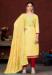 Picture of Comely Cotton Khaki Straight Cut Salwar Kameez